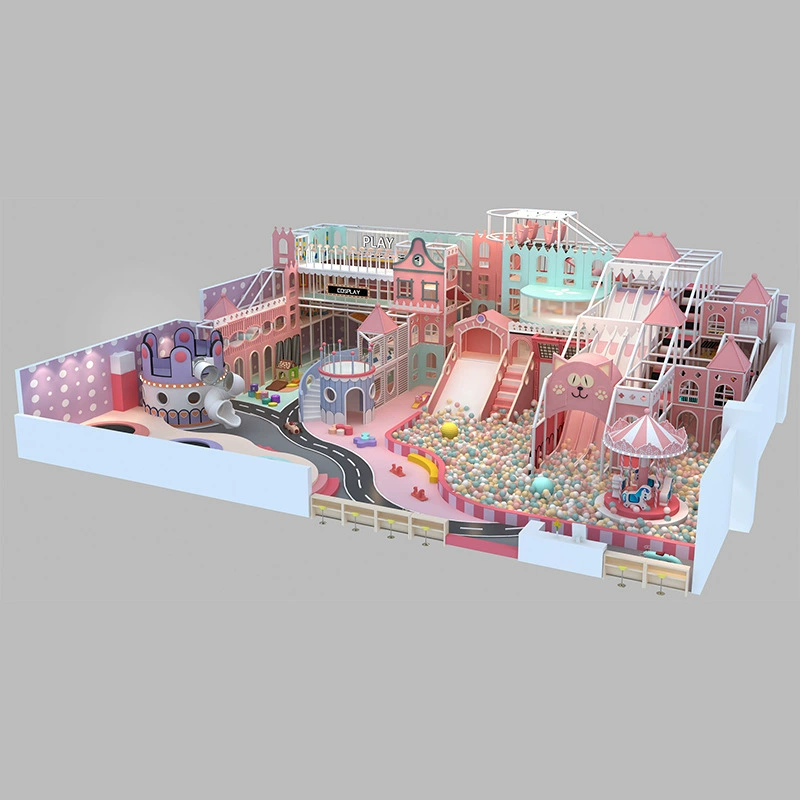 Purple cake modeling tower