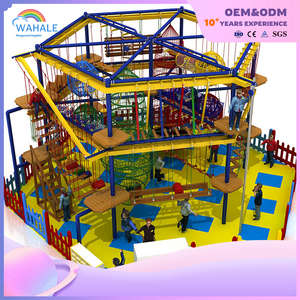 Outdoor Hexagon Warriors Expand Color Children's Playground Custom Equipment Supplier