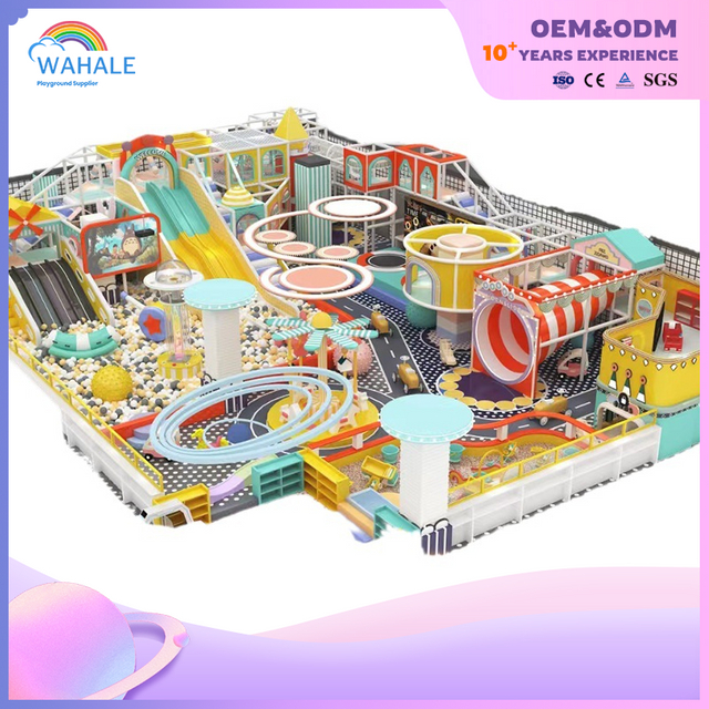 Sales Center Indoor Yellow House Modeling Custom Soft Decoration Playground Equipment Children's Interactive Park