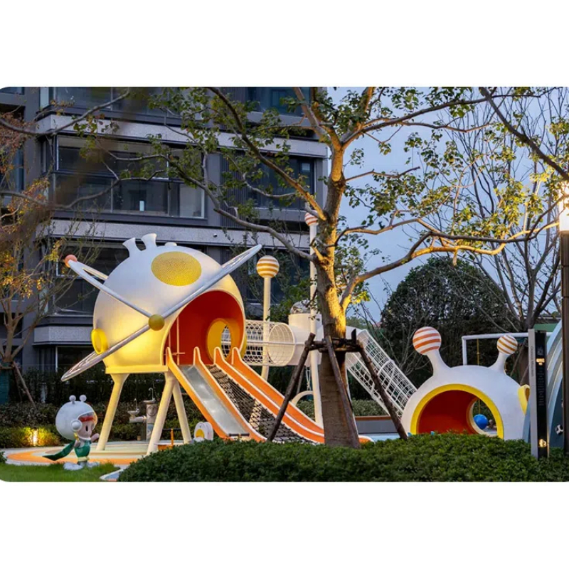 Black braided rope climbing frame