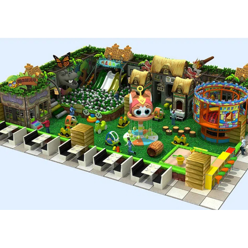 cartoon cat head rotating swing