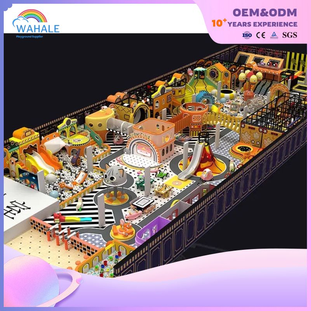 Macaron Color Custom Children's Soft Outfit Playground Yellow Yellow Theme Park Facilities