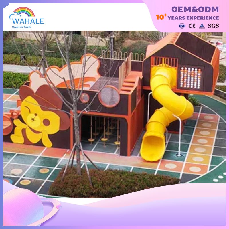 Kindergarten Outdoor Cartoon Theme Customized Children's Playground Equipment Wholesale
