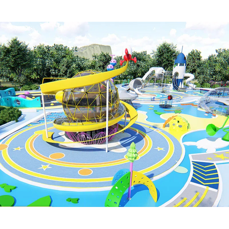 Yellow planet transparent play house