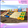 Residential Outdoor Wooden Children's Slide Park House Shape Play Area Equipment Supplier