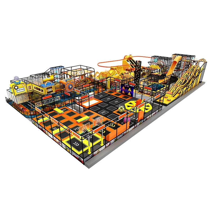 Orange half barrel flying slide