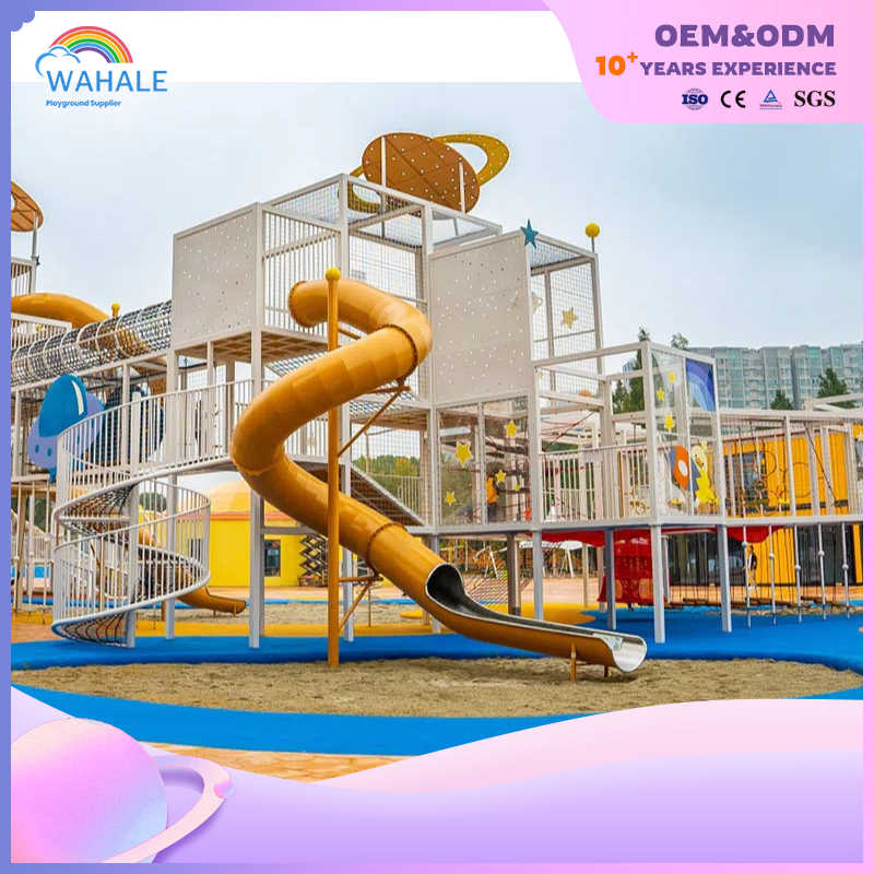 Outdoor Marine Theme Customized Children's Slide Playground Equipment Wholesale