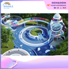 Park Outdoor Space Theme Customized Rocket Shape Spider Tower Playground Equipment Supplier