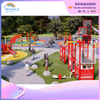 Scenic Spot Outdoor Red Bus Modeling Custom Children's Playground Equipment Wholesale