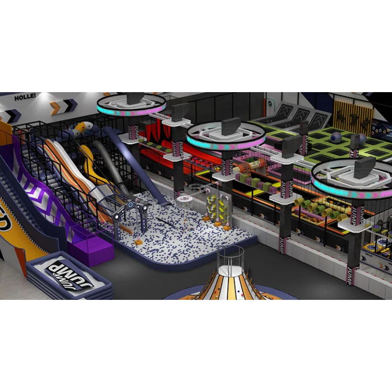 Purple accelerated leap slide