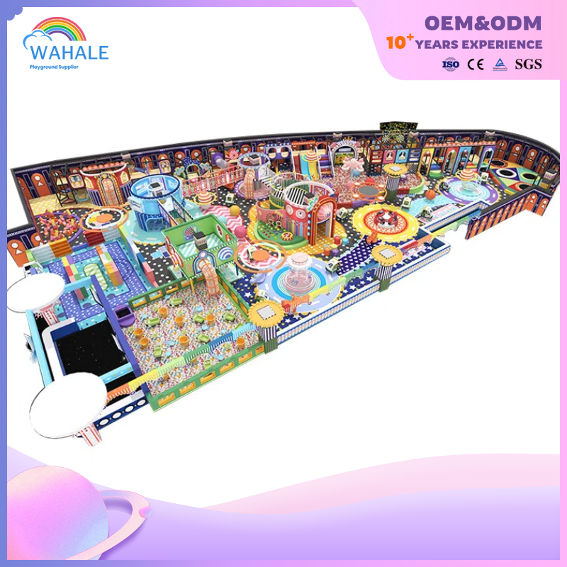Shopping Mall Color Castle Theme Custom Soft Decoration Children's Playground Indoor Parent-child Interactive Park