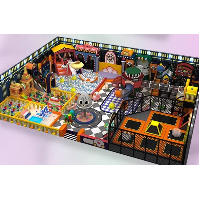 Color castle shape building blocks