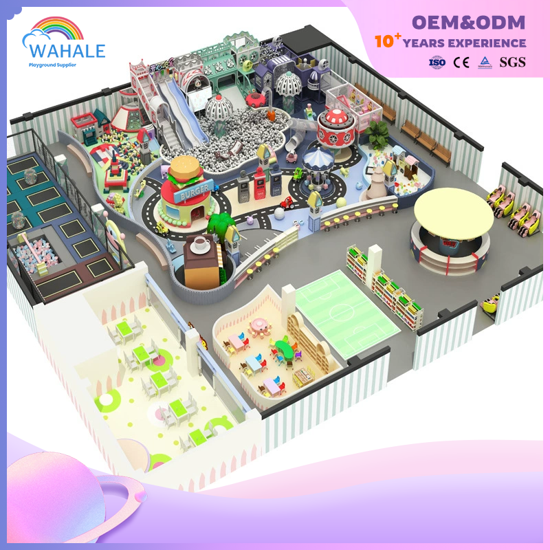 Cartoon Theme Customized Children's Kindergarten Indoor Soft Installation Playground Equipment Wholesale
