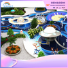 Scenic Spot Outdoor Silver Flying Saucer Shape Space Theme Customized Sports Playground Equipment Supplier