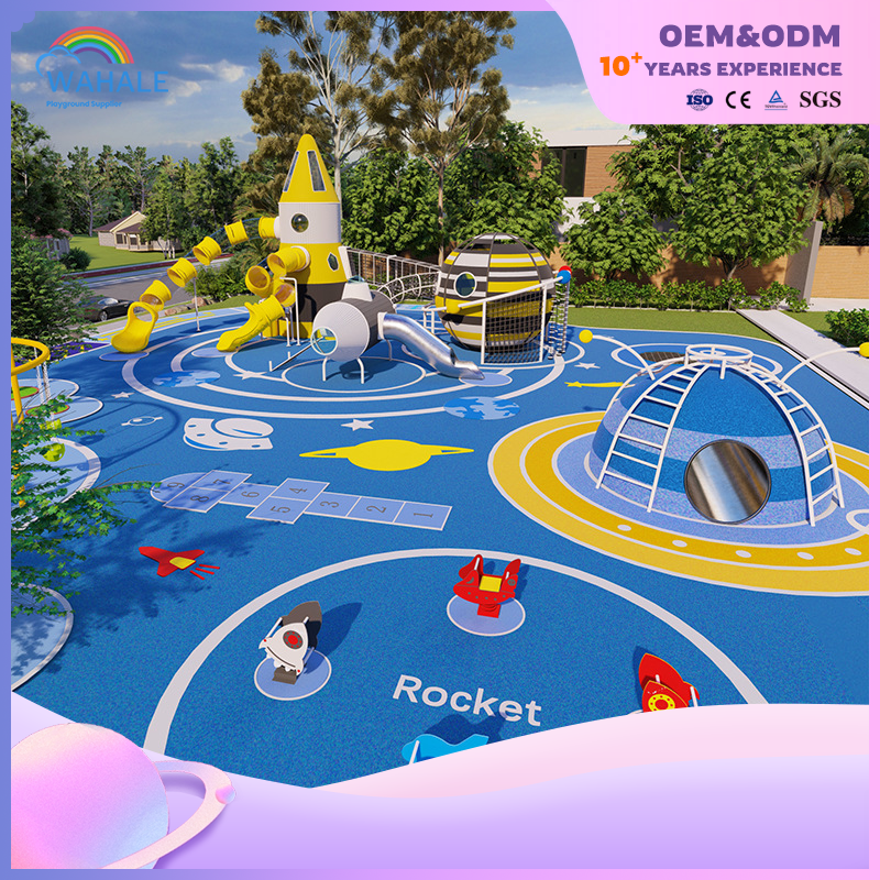 Sales Center Outdoor Space Theme Customized Playground Children Physical Exercise Playground Equipment