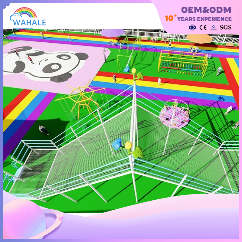 School Outdoor Cartoon Theme Customized Children's Color Playground Equipment Wholesale