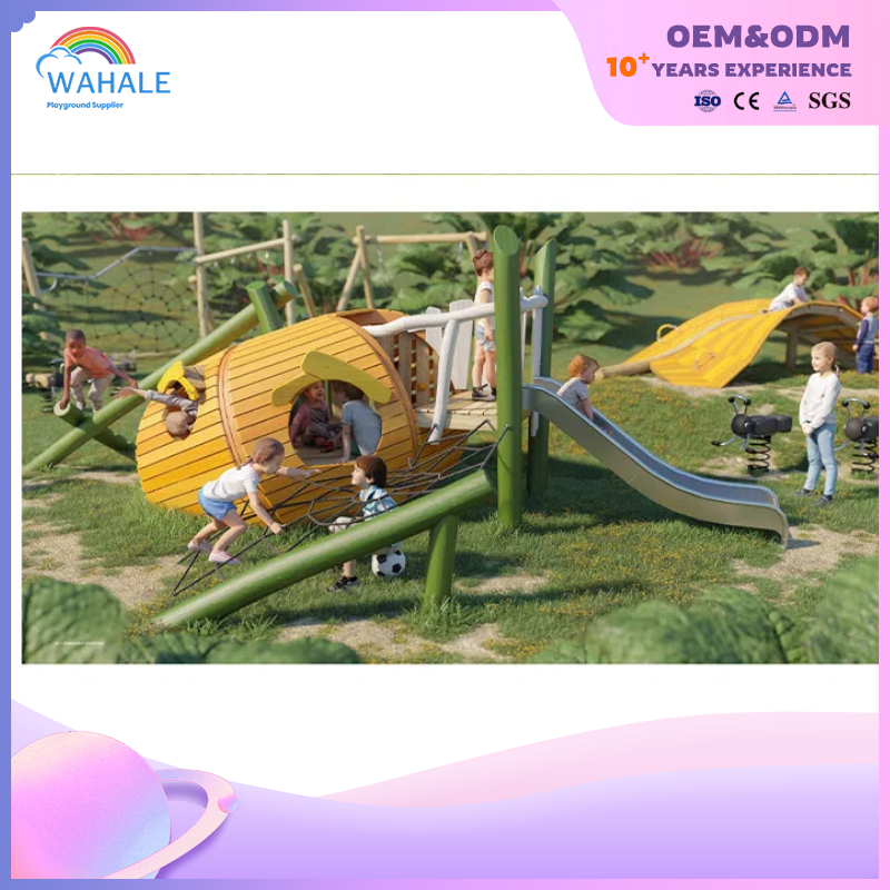 Scenic Spot Outdoor Cartoon Animal Shape Children Outdoor Physical Exercise Playground Equipment Suppliers
