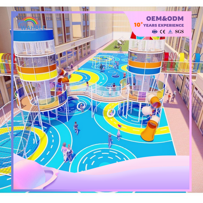 Mall Outdoor Color Soccer Ball Manufacturing Custom Children's Playground Equipment Dealer