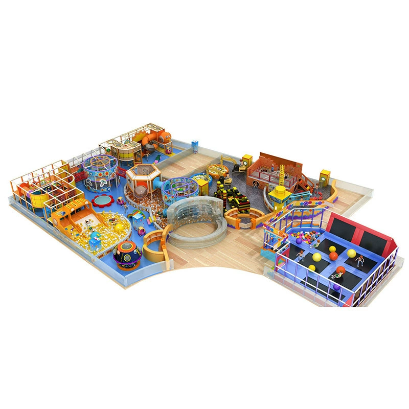 Slope trampoline Parkour Park