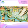 Sales Center Outdoor Green Forest Theme Customized Children's Playground Equipment Builder