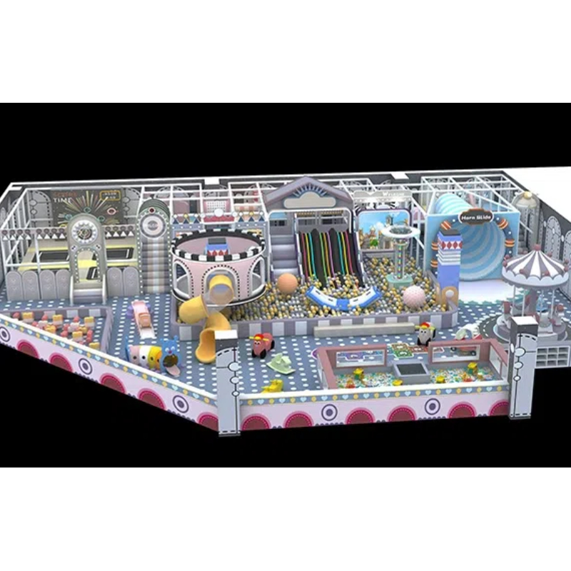 Pink bell tower modeling projection