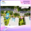 100 Square Meters Resort Outdoor Octopus Shape Customized Children's Outdoor Physical Training Playground Equipment