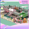 Customized indoor dreamy castle-shaped maze children's playground equipment for kindergartens