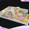 Carnival-Themed Mega Playground | Colorful Horn Slide & Ball Pool | Interactive Projection & 3-Level Frame | Wholesale Indoor Play Equipment