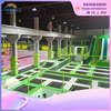 New Color Theme Customized Children's Indoor Physical Training Trampoline Park Parkour Adventure Facilities