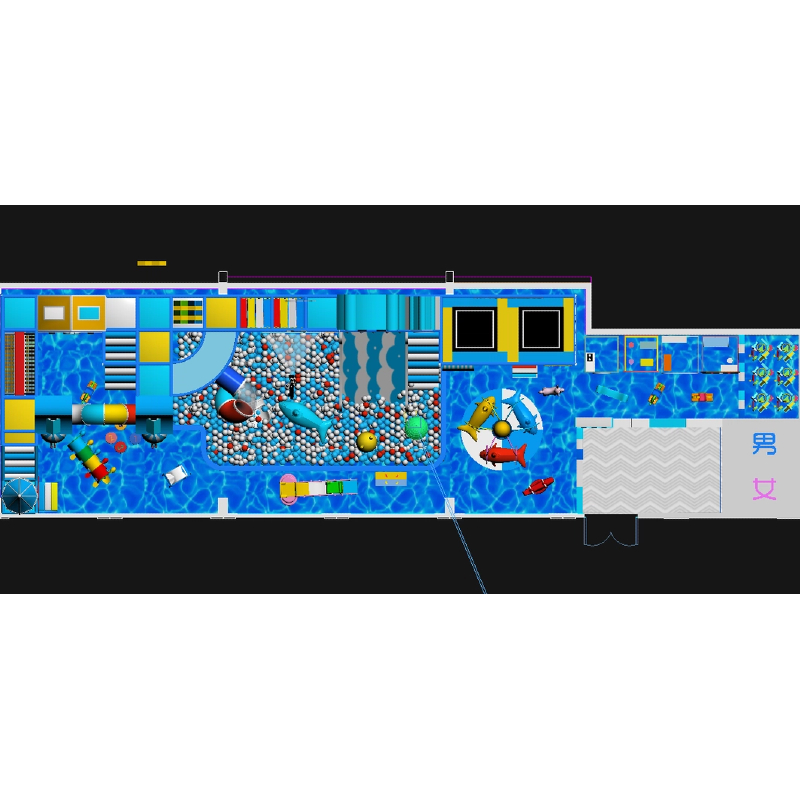 blue TV modeling projection game