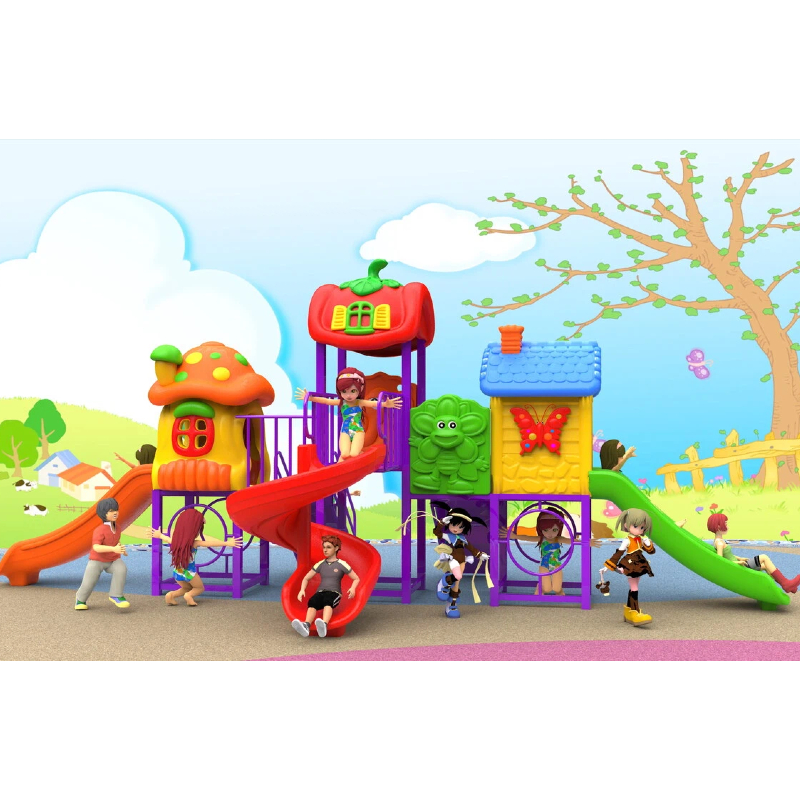 double steel pipe structure swing