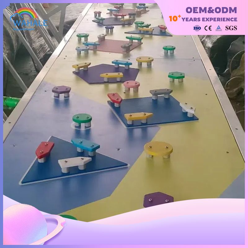 Color Indoor Children's Climbing Wall Custom Playground Equipment Wholesale