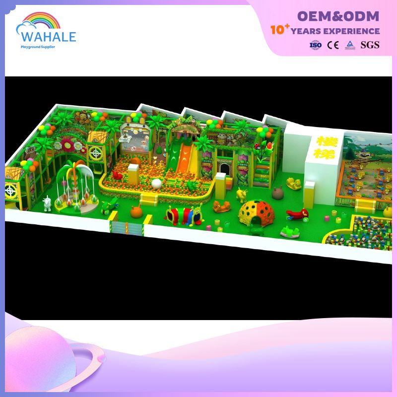 Customizable Adventure Forest Themed Children's Indoor New Playground Equipment in The Mall