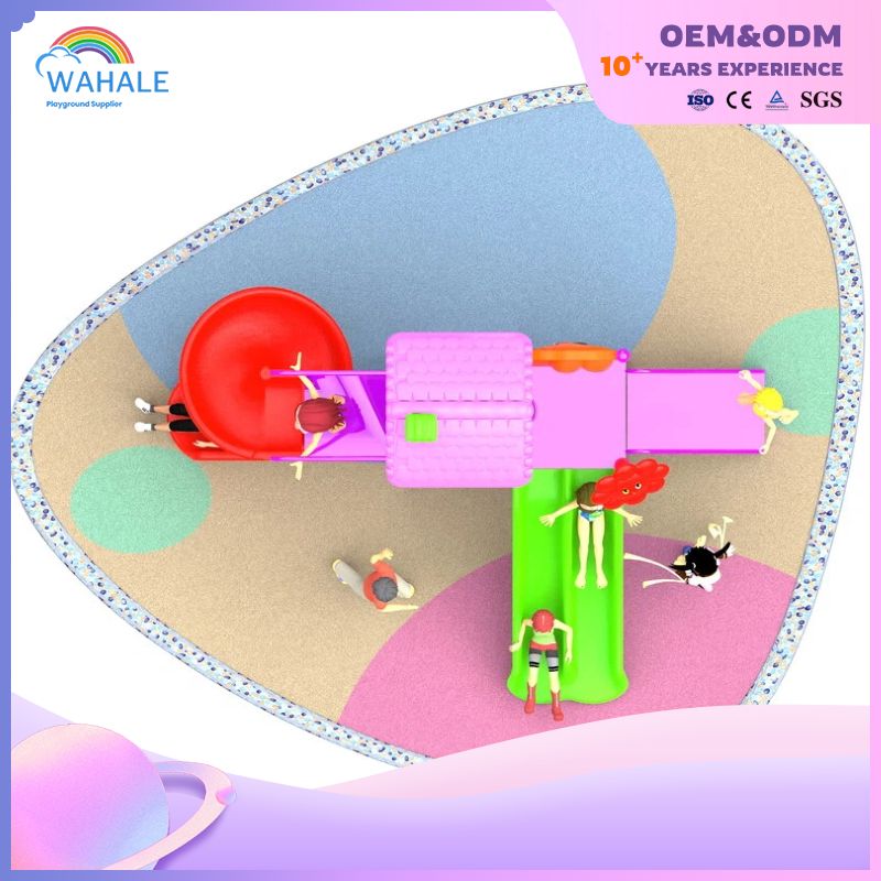 Garden Theme Customized Outdoor Children's Slide Playground Equipment Supplier