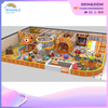 Orange cartoon custom children's playground children's sports playground equipment