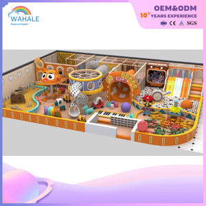 Orange cartoon custom children's playground children's sports playground equipment
