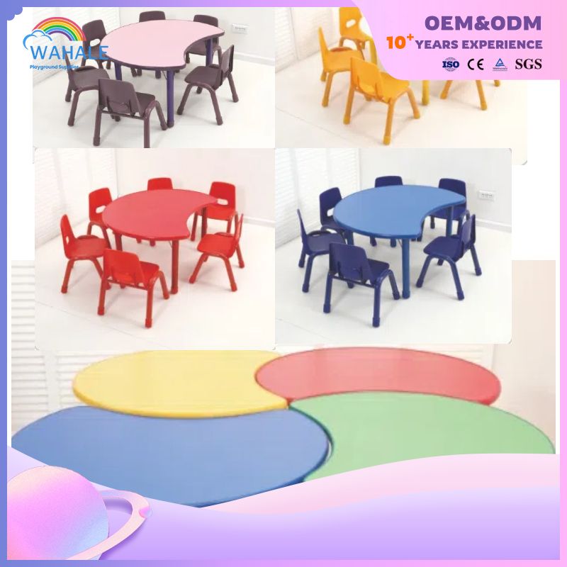 Early Education Center Indoor Children Training Can Be Spliced Table And Chair Equipment Wholesale