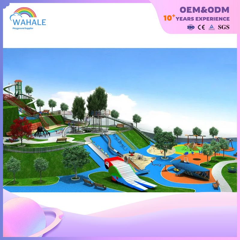 Forest-themed Customized Children's Outdoor Unpowered Playground Equipment Supplier