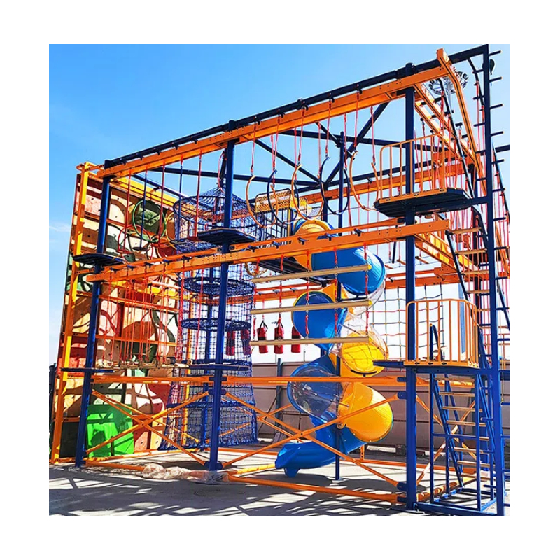 rope log bridge crossing facilities