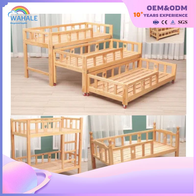 Solid Wood Baby Bed Single Bed Four-layer Combined Bed Equipment Wholesale