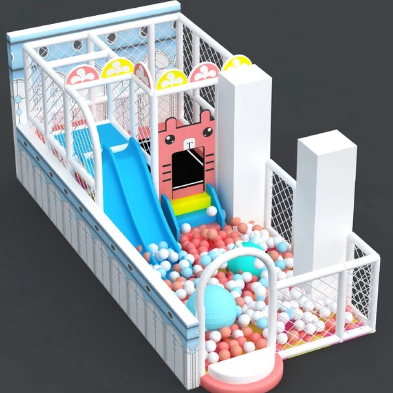 Red kitten trampoline