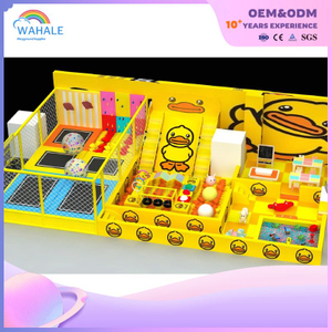 The Little Yellow Duck Theme Children's Amusement Park Is Sold Using Indoor Playground Equipment