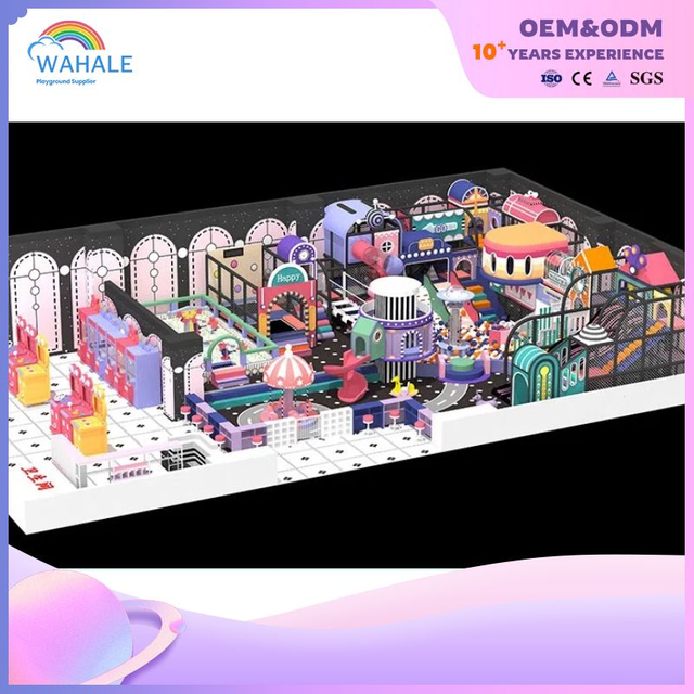 Mall indoor color children's soft decoration amusement park customized playground equipment
