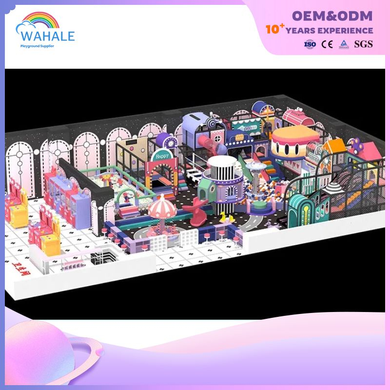 Mall indoor color children's soft decoration amusement park customized playground equipment