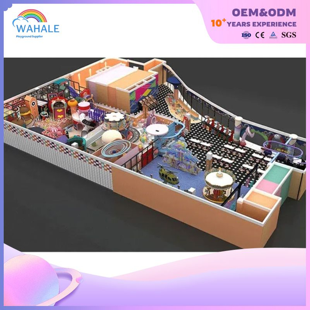 Kindergarten Indoor Color Amusement Park Customized Cartoon Theme Soft Installation Park Equipment Wholesale