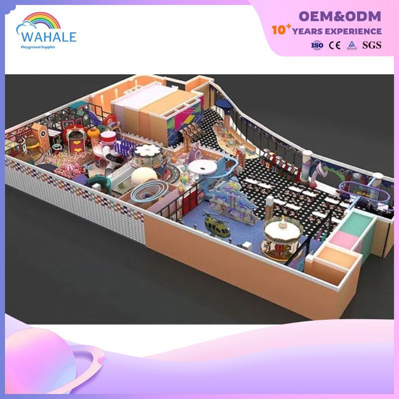 Kindergarten Indoor Color Amusement Park Customized Cartoon Theme Soft Installation Park Equipment Wholesale