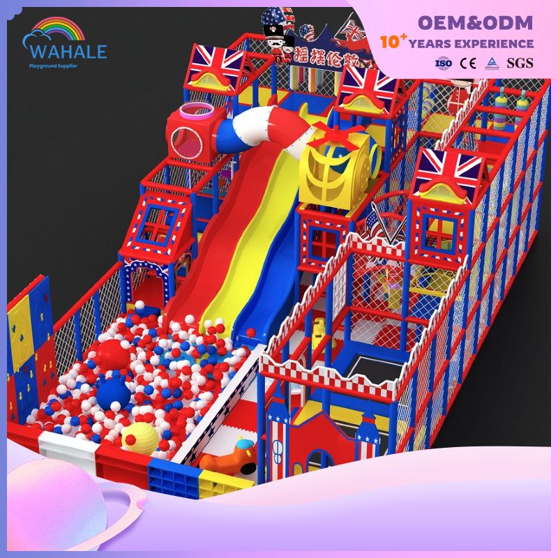 Playground Cheerleading Playground Set Entertainment British Theme Indoor Different Spaces Can Be Customized Design