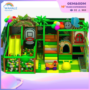 Magic Forest Theme Indoor Playground Amusement Equipment Ninja Warrior Course Adventure Park