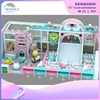 Macaron theme customized children's play area kindergarten indoor playground