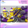 600 flat multi-layer electric rocket spider tower shape children's playground